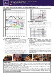 Aspects of Urban Regeneration in Turkey The Zeytinburnu Project