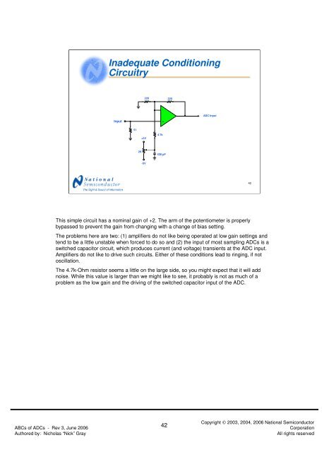 ABCs of ADCs - Analog-to-Digital Converter Basics (PDF)