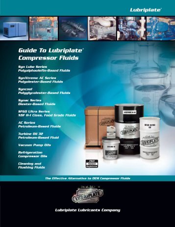 Guide To Lubriplate Compressor Fluids