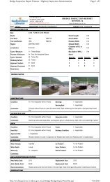 Page 1 of 2 Bridge Inspection Report Printout - Highway Inspection ...