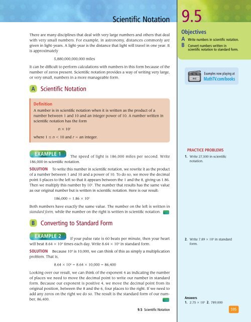 Exponents and Polynomials - XYZ Custom Plus