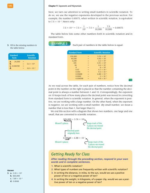 Exponents and Polynomials - XYZ Custom Plus