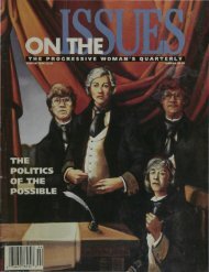 THE POLITICS - On The Issues Magazine