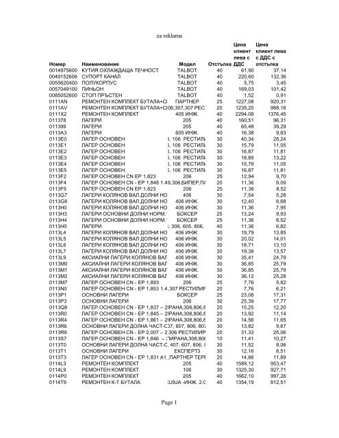 za reklama Page 1