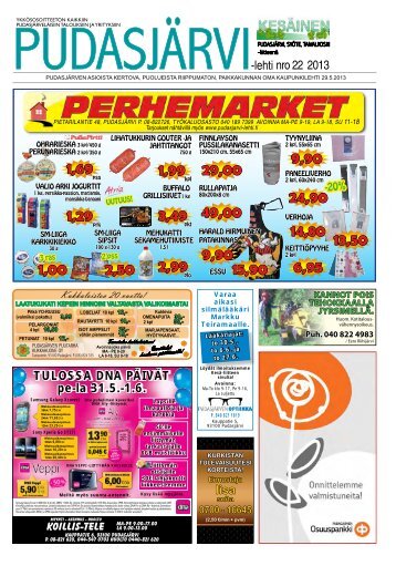 Pudasjarvilehti-22-2.. - PudasjÃ¤rvi-lehti ja VKK-Media Oy