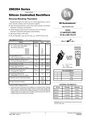 2N6394 Series Silicon Controlled Rectifiers - EDG uchicago