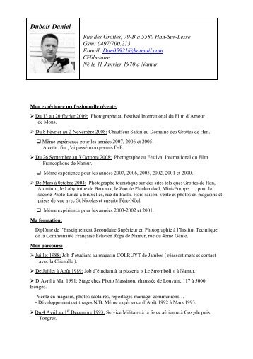 cv Daniel Dubois