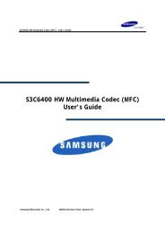 S3C6400 HW Multimedia Codec (MFC) User's Guide - HITEG Ltd