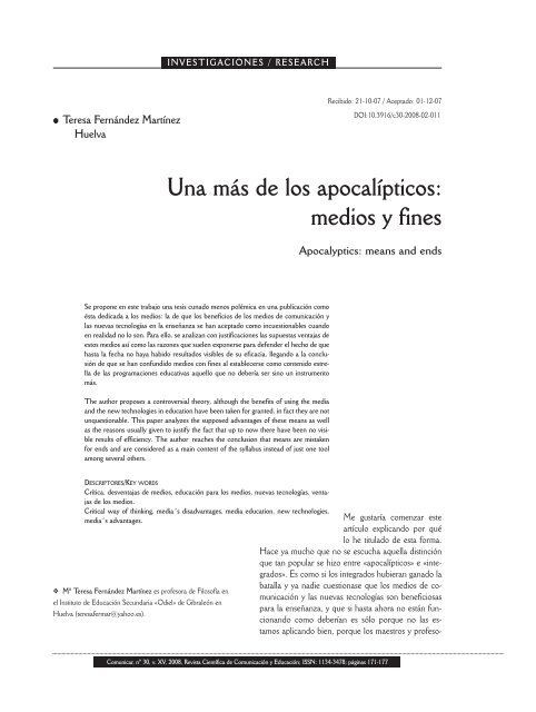 Audiencias y pantallas en América - Revista Comunicar