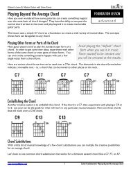 Playing Beyond the Average Chord - Gibson