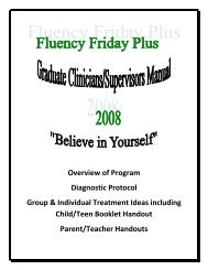 Stuttering - Fluency Friday Plus