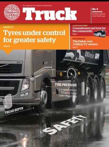 Tyres under control for greater safety Tyres under control - Pirelli