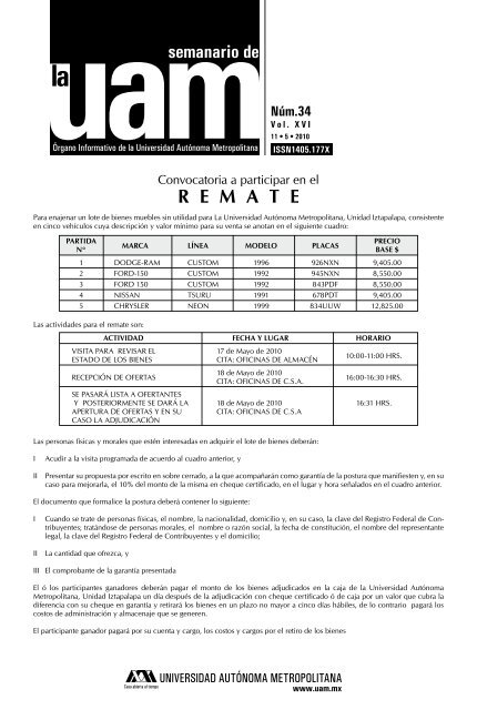 Semanario UAM.pdf - UAM. ComunicaciÃ³n Social