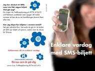 Enklare vardag med SMS-biljett