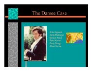 The Darsee Case
