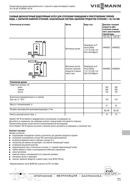 ÐÐ°ÑÐ°Ð»Ð¾Ð³ ÐºÐ¾ÑÐ»Ð¾Ð² Ð¸ ÑÐµÐ½Ñ Viessmann