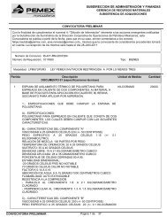 subdireccion de administraciÃ³n y finanzas - PEMEX PetroquÃ­mica