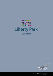To download the Liberty Park sales brochure please click here - Wates