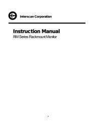 RM Series Digital Manual - Interscan Corporation