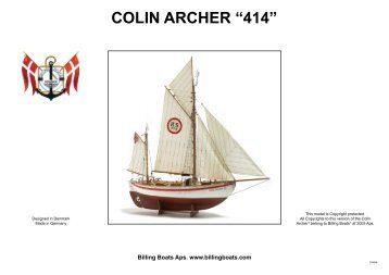 COLIN ARCHER “414” - Billing Boats