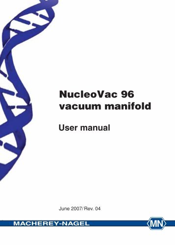 NucleoVac 96 vacuum manifold - Macherey Nagel
