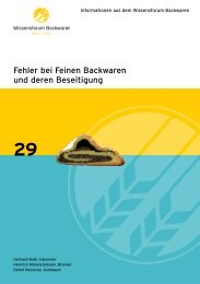 Fehler bei Feinen Backwaren und deren Beseitigung - Wissensforum ...