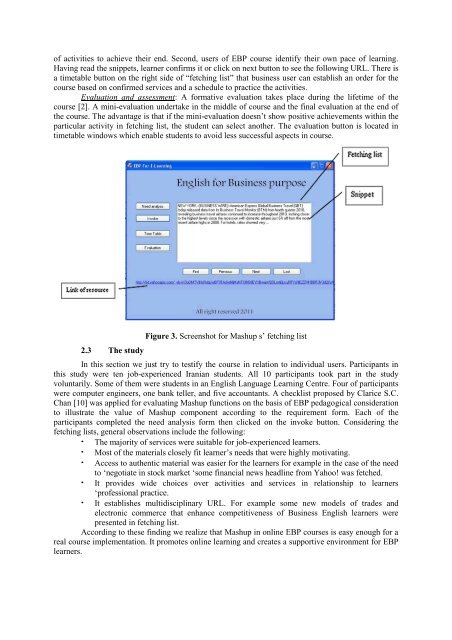 designing a novel and high performance online english for business ...