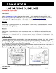 Residential Lot Grading Guidelines - City of Edmonton