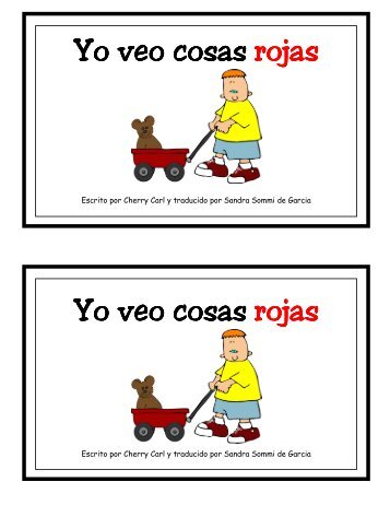 Â¡Yo veo cosas rojas! - Little Book Lane