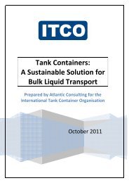 Tank Containers: A Sustainable Solution for Bulk Liquid ... - Itco.be