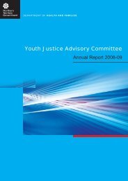 Youth Justice Advisory Committee - NT Health Digital Library ...
