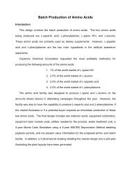 Batch Production of Amino Acids