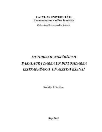 1bmetodiskie norÄdÄ«jumi bakalaura darba un diplomdarba ...