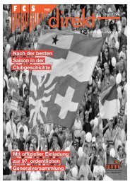 Mit offizieller Einladung zur 97. ordentlichen ... - FC Solothurn