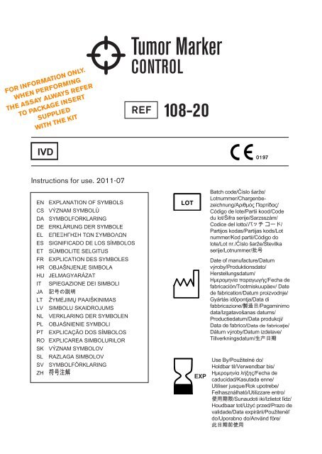 Tumor Marker - Fujirebio Diagnostics, Inc.