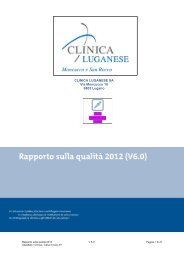 CLINICA LUGANESE SA Via Moncucco 10 6903 Lugano Cure ...