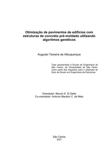 OtimizaÃ§Ã£o de pavimentos de edifÃ­cios com estruturas de concreto ...