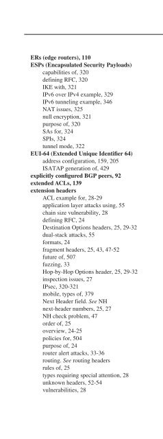 IPv6 Security