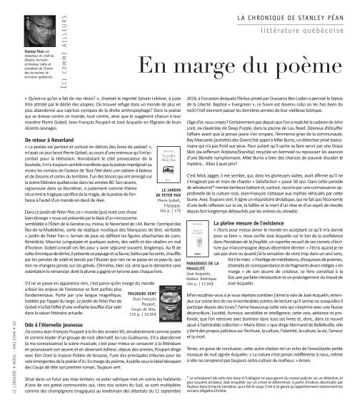 NumÃ©ro 52 - Le libraire