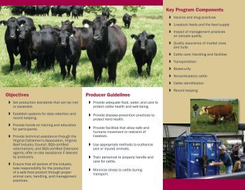 BQA brochure (PDF) - Department of Animal and Poultry Sciences