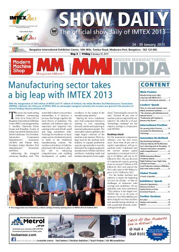 25 January 2013 - Indian Machine Tool Manufacturers' Association