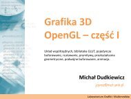 Grafika 3D - OpenGL
