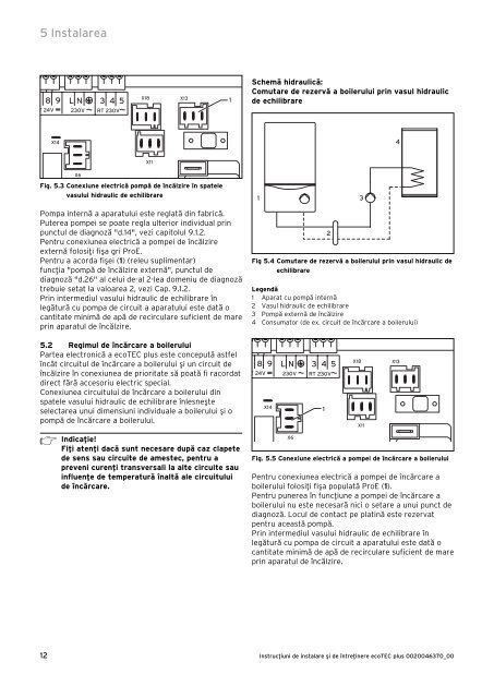 ecoTEC PLUS 65kW - instructiuni de instalare si intretinere ... - Vaillant