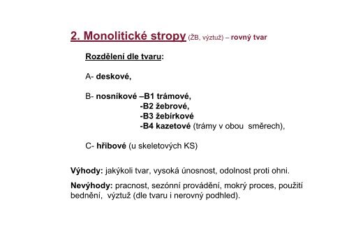 VodorovnÃ© konstrukce - stropnÃ­ konstrukce - SKOLENI-KURZY.EU