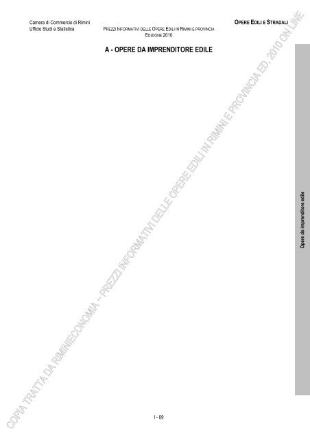 PREZZI INFORMATIVI DELLE IN RIMINI E PROVINCIA Edizione ...