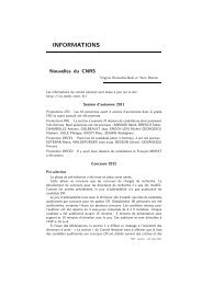 Nouvelles du CNRS, V. Bonnaillie-NoÃ«l et Y. Brenier