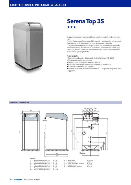 Dati tecnici completi - Elco Ecoflam