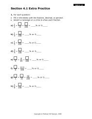 Chapter 4 Extra Practice