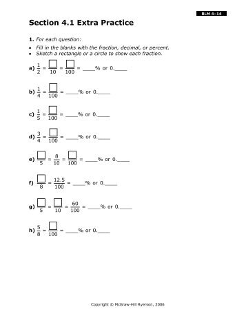 Chapter 4 Extra Practice