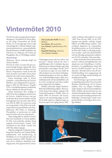 Medlemsblad 2 2010 - SFOG